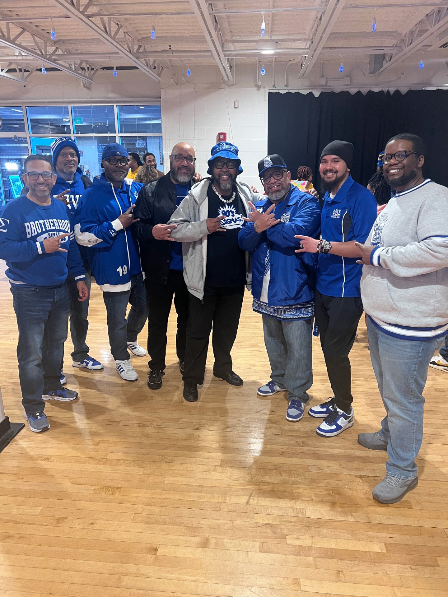 Brothers at a chapter event
